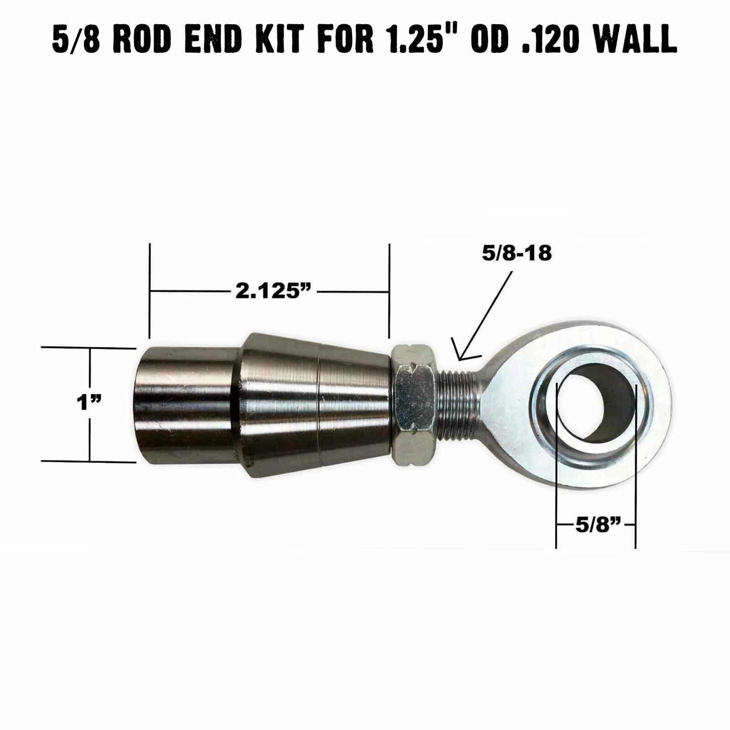 5/8 Single Rod Heim Joint Kit image 0