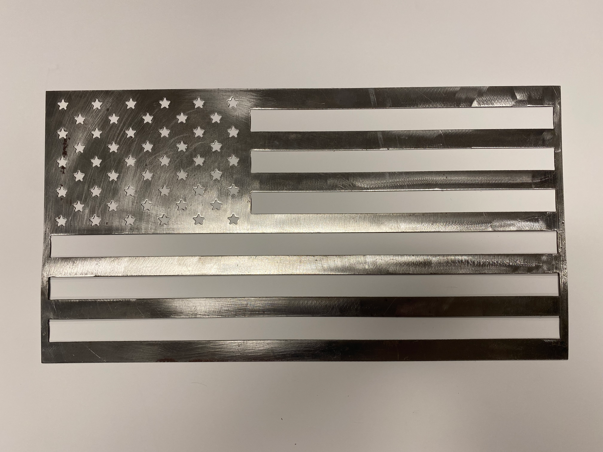 American Flag Metal Sign image 0