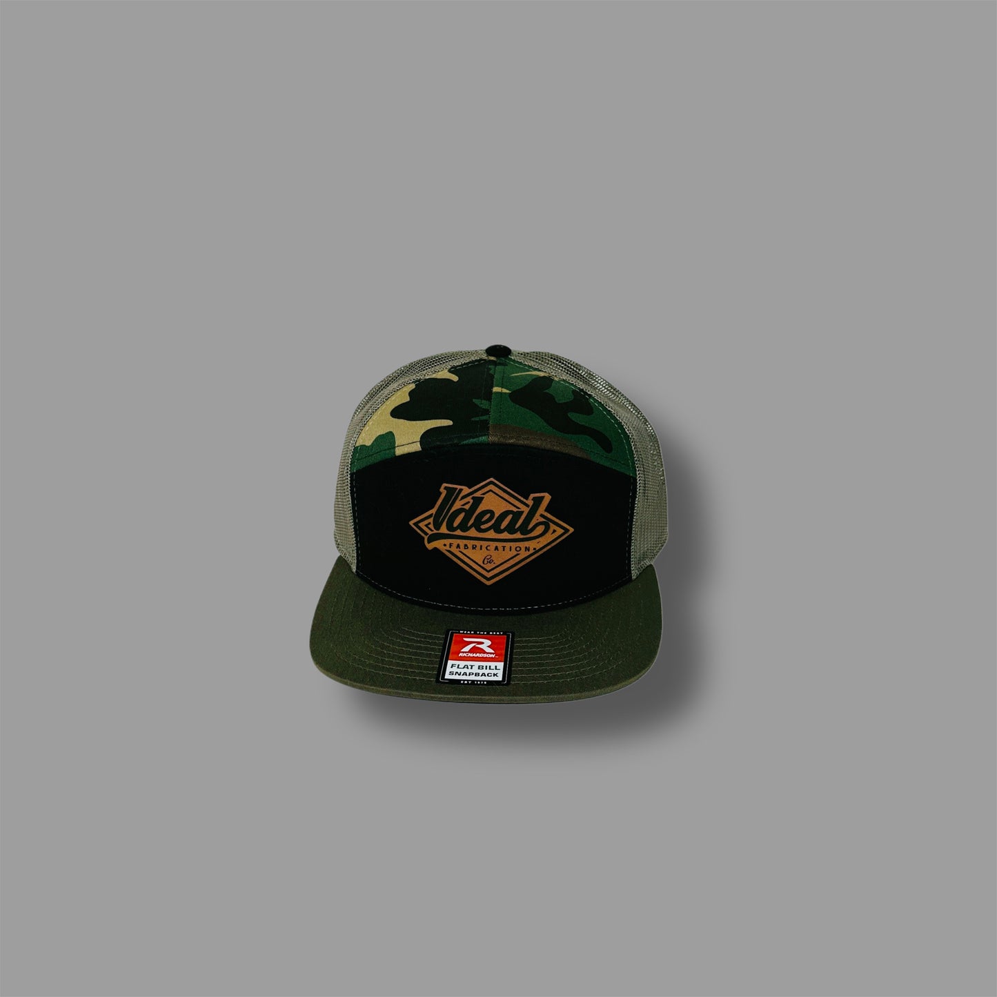 Richardson 168 Green Camo with Ideal Fab Patch