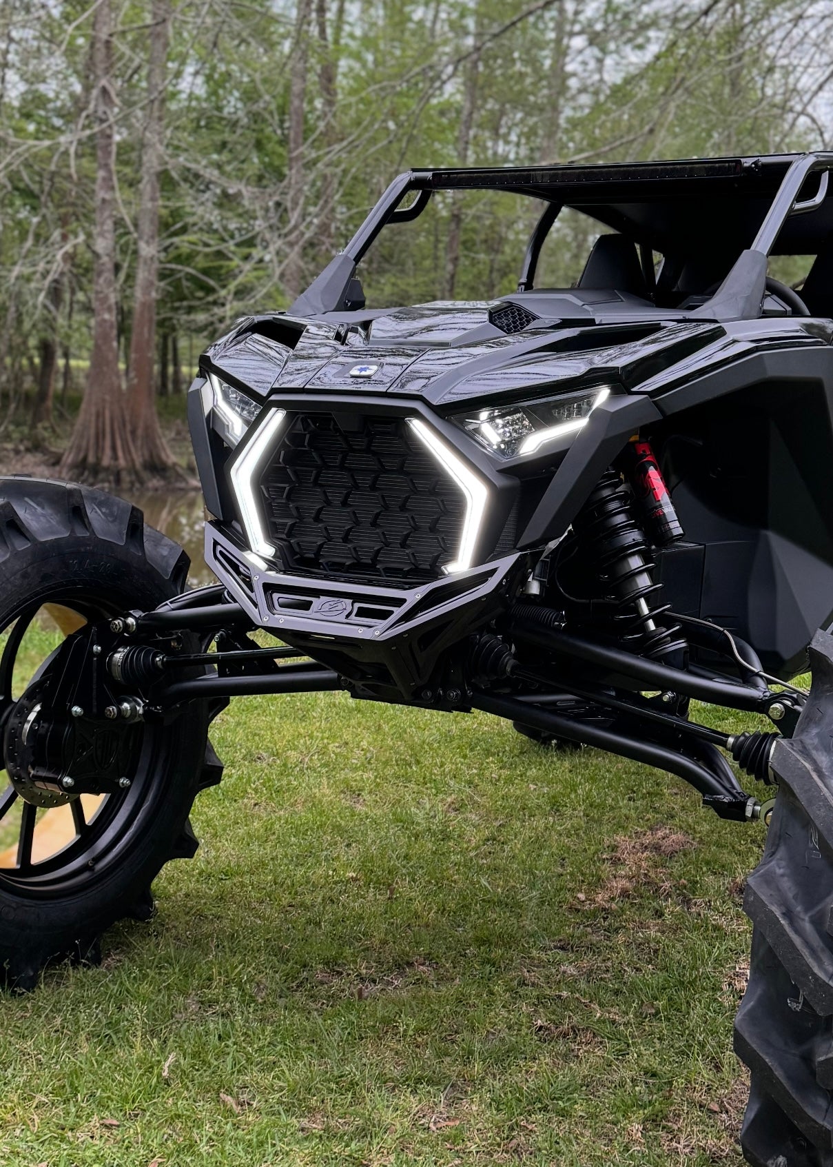 2022-2025 Polaris RZR Pro R/ Turbo R Machined Billet Front Winch Bumper