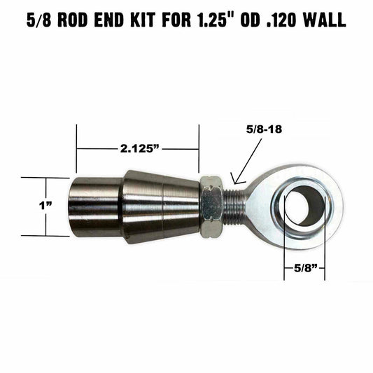 5/8 Single Rod Heim Joint Kit image 0